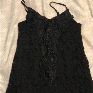Lace black dress